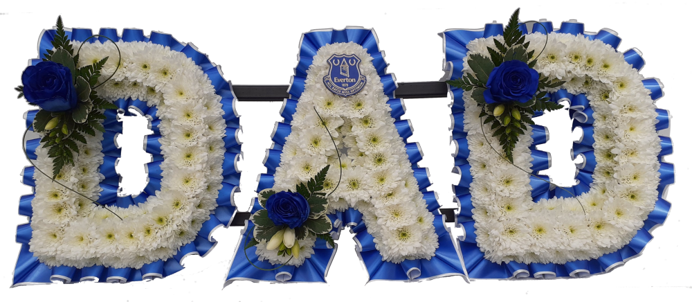 Everton Dad Tribute - blue and white