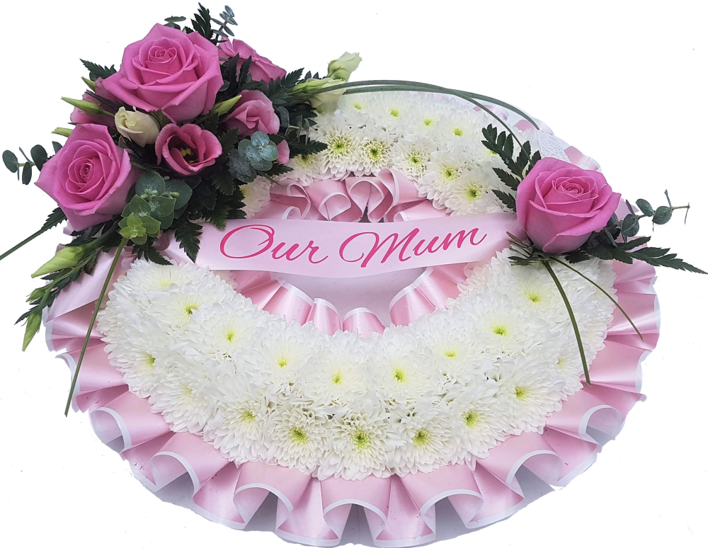 Massed Wreath - Pink