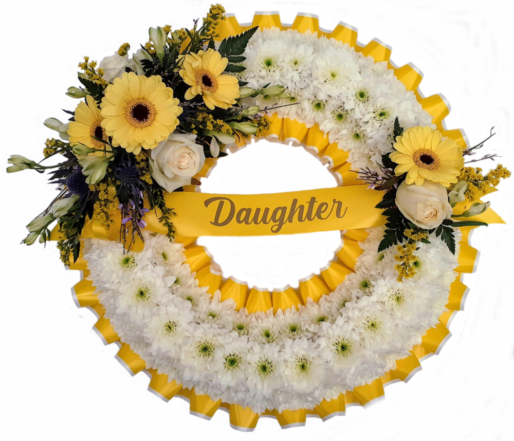 Massed Wreath - Yellow