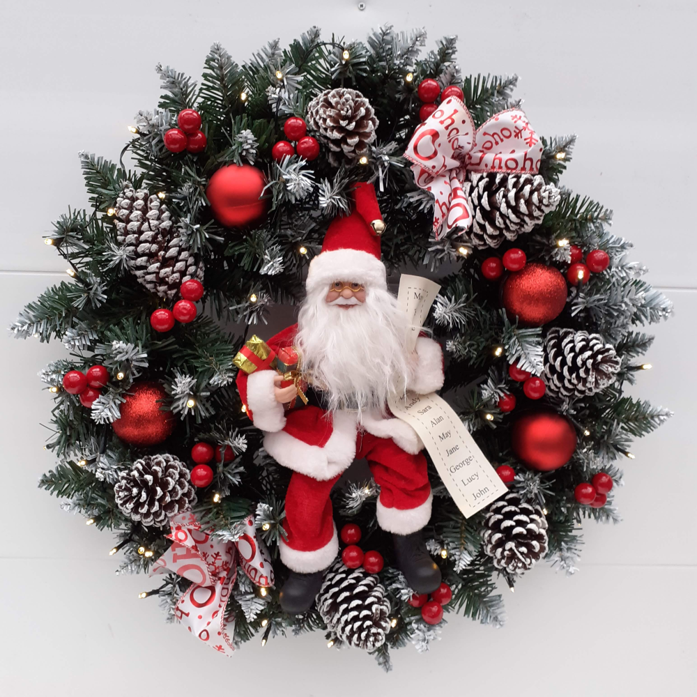 Santa Wreath